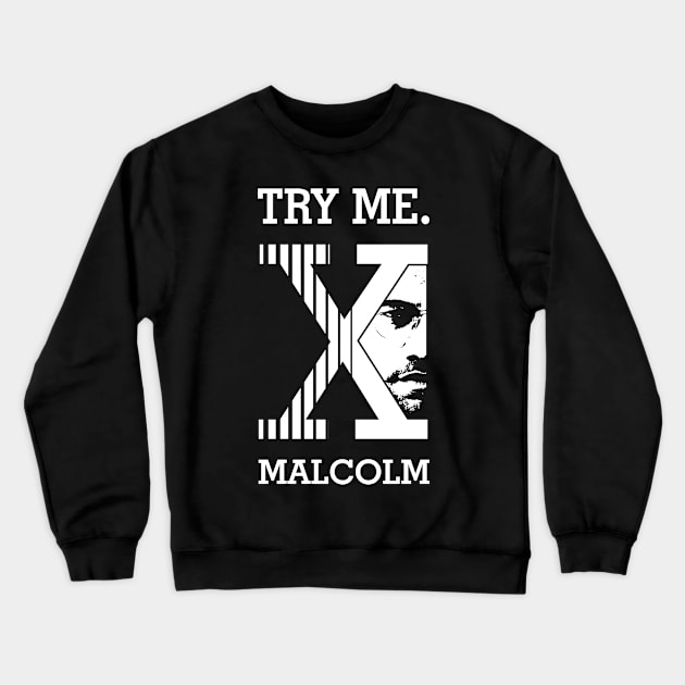 Malcolm X Crewneck Sweatshirt by Amberstore